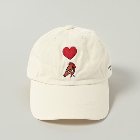 ♡ Embroidery Cap　[off white]　HEV-25009