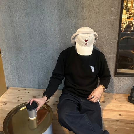 ♡ Embroidery Cap　[off white]　HEV-25009