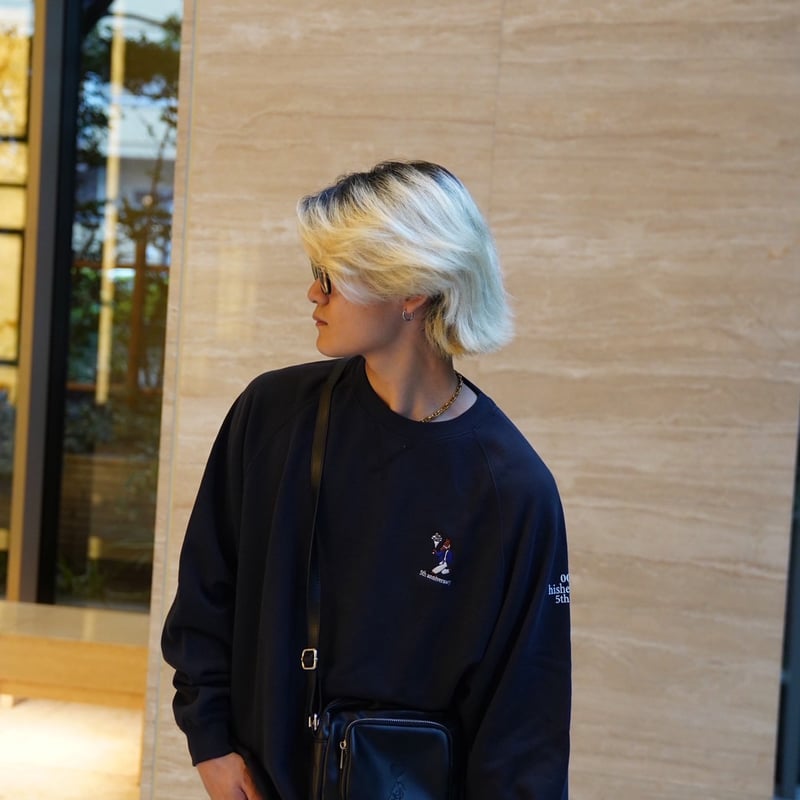 5th Anniversary serial number raglan sweat＆Stic