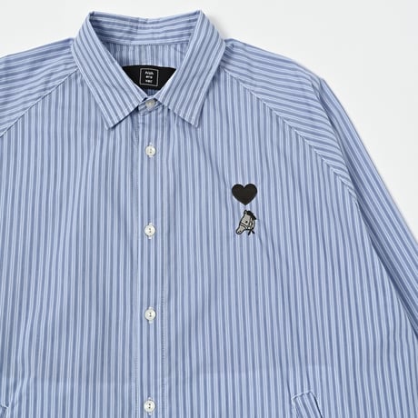 coach shirts　[BLUE STRIPE]　HEV-26001
