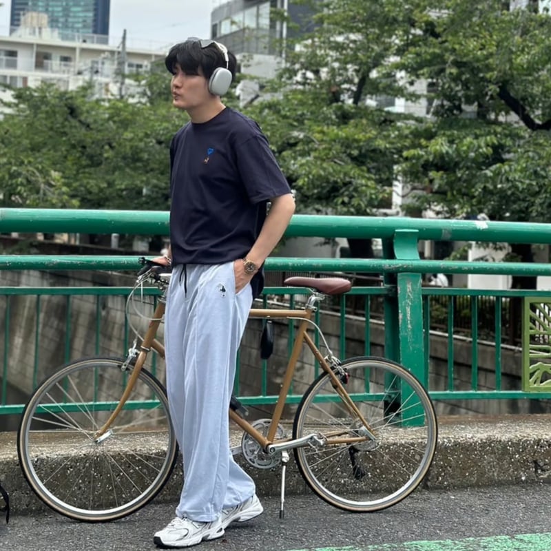 hem cord sweat pants [gray] HEV-24016 | hish er