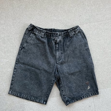 denim Shorts 　[BLACK]　HEV-26005