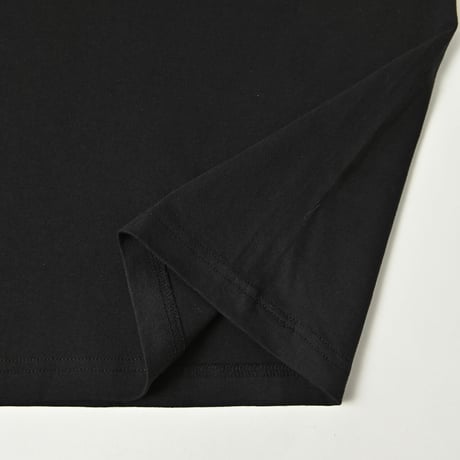 organic cotton Embroidery S/S Tee 　[black]　HEV-23017