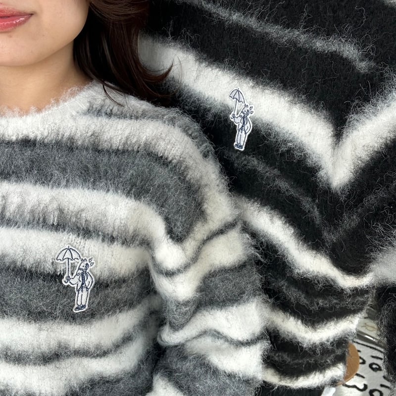 【極美品】Heve へイヴ パプリカニット ブラック　完売品 Vert スーパーファインウール ホールガーメントニットプルオーバー