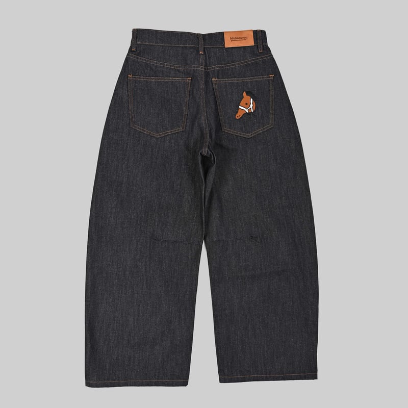 denim pants [dark navy] HEV-25020 | hish era vec