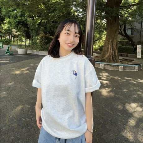 Ripple Tee 　[WHITE OATMEAL]　HEV-26009