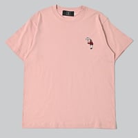 organic cotton Embroidery S/S Tee 　[pink]　HEV-23017