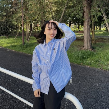 coach shirts　[BLUE STRIPE]　HEV-26001