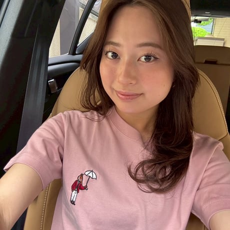 organic cotton Embroidery S/S Tee 　[pink]　HEV-23017