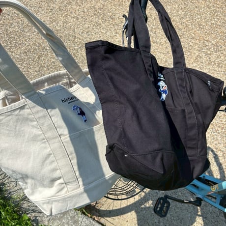 hish era vec BIG tote bag 　[natural]　HEV-25012