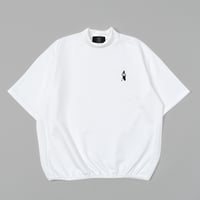 GOLF Embroidery mockeck jersey Tee 　[WHITE]　HEV-26007