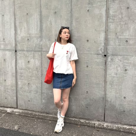 organic cotton artist house＆♡ S/S Tee 　[WHITE]　HEV-24018