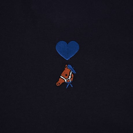 organic cotton  artist house＆♡ S/S Tee 　[NAVY]　HEV-24018