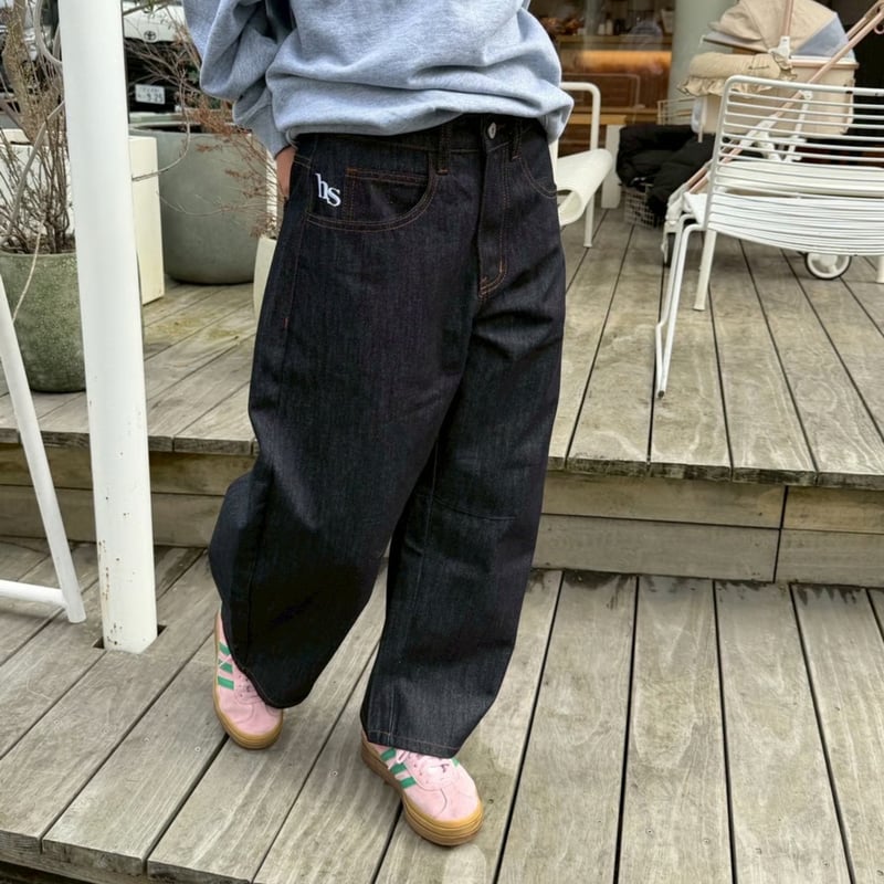 denim pants [dark navy] HEV-25020 | hish era vec