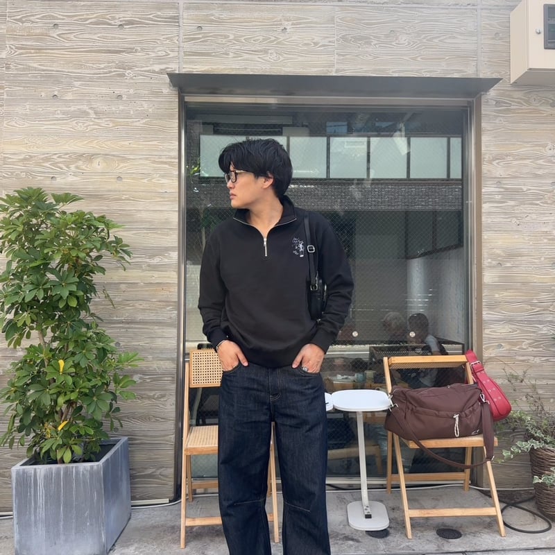 harf ZIP sweat [black] HEV-25018 | hish era vec