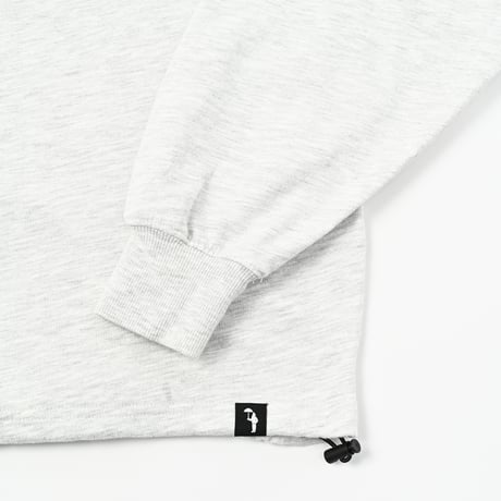 mini pile embroidery L/S Tee 　[OAT MEAL]　HEV-26004