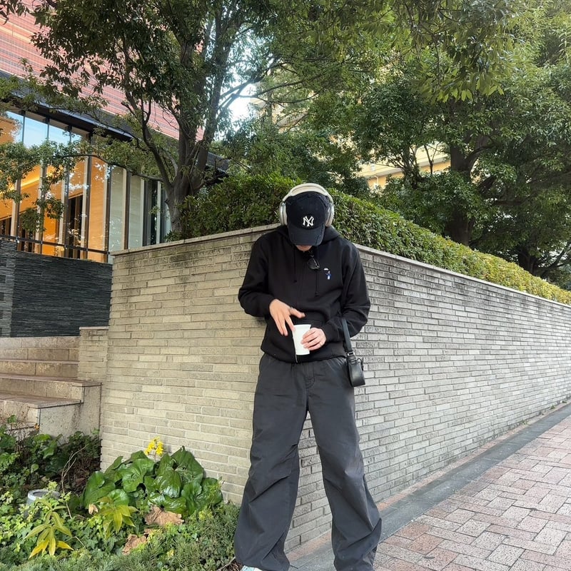 lining full ZIP sweat foodie [black] HEV-25004