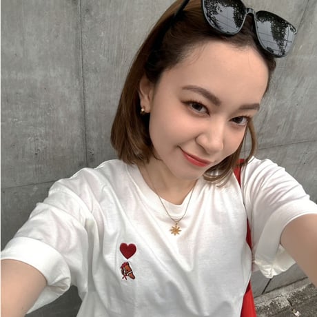 organic cotton artist house＆♡ S/S Tee 　[WHITE]　HEV-24018