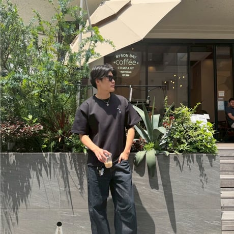 Ripple Tee 　[BLACK]　HEV-26009