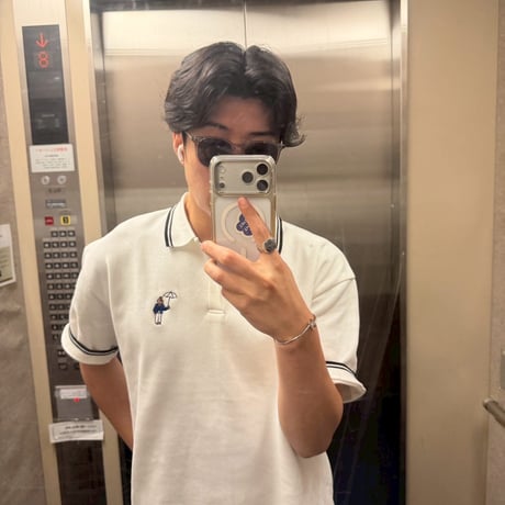 Short sleeve Polo shirt 　[WHITE]　HEV-26006