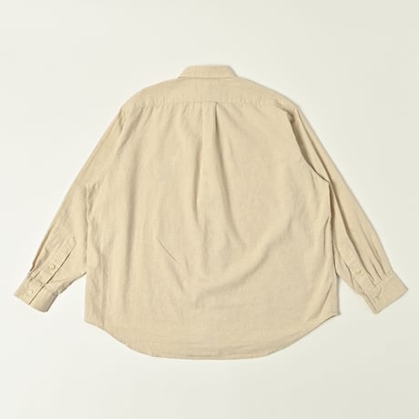 linen shirt　[beige]　HEV-23014