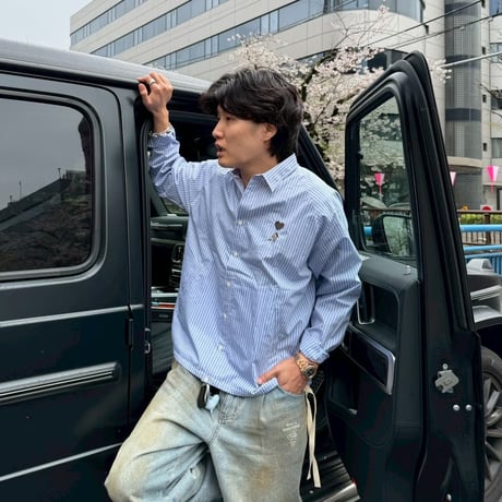 coach shirts　[BLUE STRIPE]　HEV-26001
