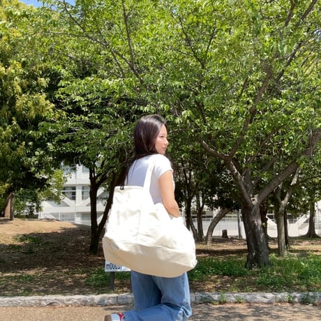 hish era vec BIG tote bag 　[natural]　HEV-25012