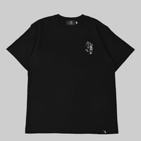Embroidery S/S Tee 　[black]　HEV-24019