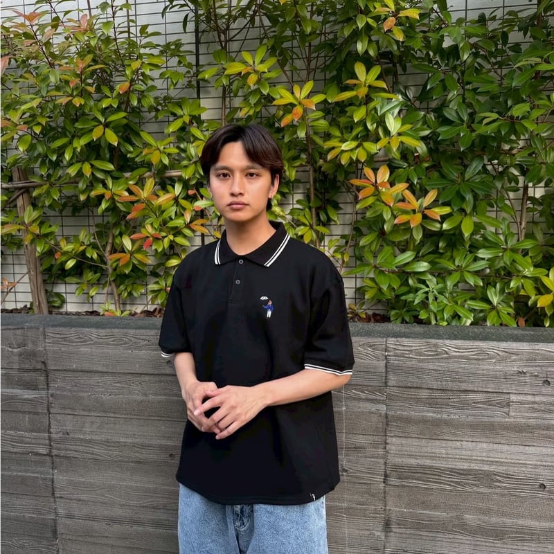 Short sleeve Polo shirt [BLACK] HEV-26006 | hi