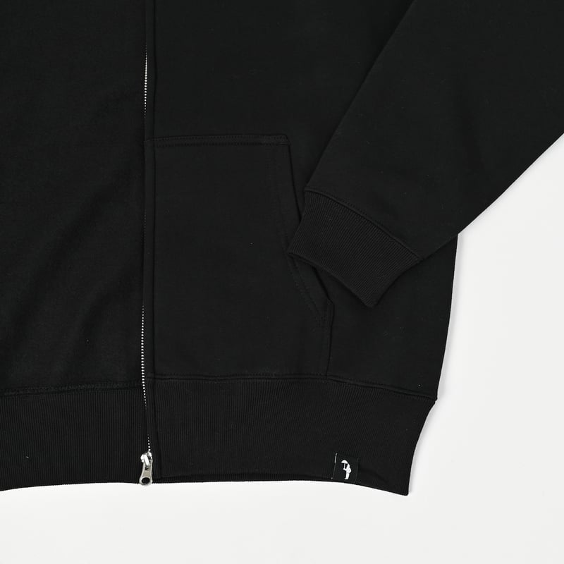 lining full ZIP sweat foodie [black] HEV-25004