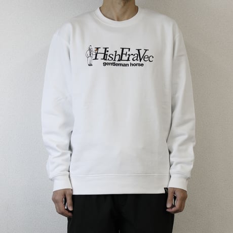 HEV  Embroidery Sweat 　[white]　HEV-23007