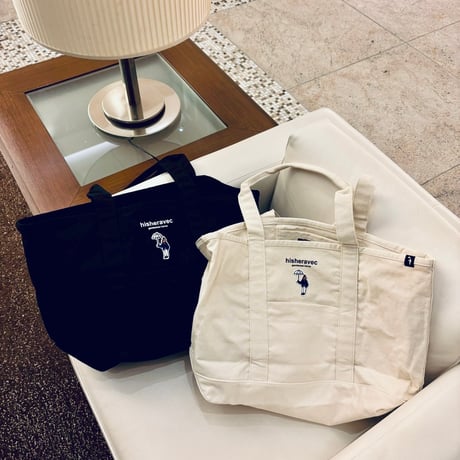 hish era vec BIG tote bag 　[natural]　HEV-25012