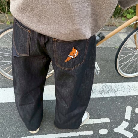 denim pants　[dark navy]　HEV-25020