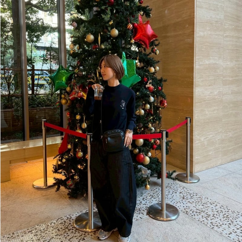 washable crew neck knit [NAVY] HEV-25025 | hi