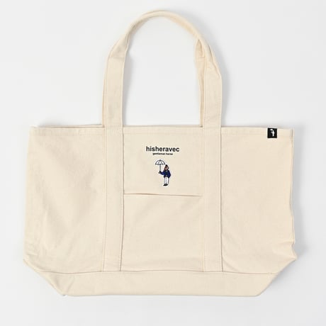hish era vec BIG tote bag 　[natural]　HEV-25012