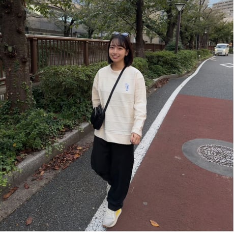 jacquard crew sweat 　[OFF WHITE]　HEV-25019