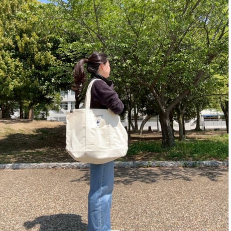 hish era vec BIG tote bag 　[natural]　HEV-25012
