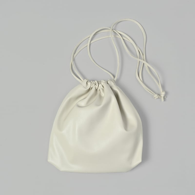 Eco leather Pouch [OFF BEIGE] HEV-25029 | hish