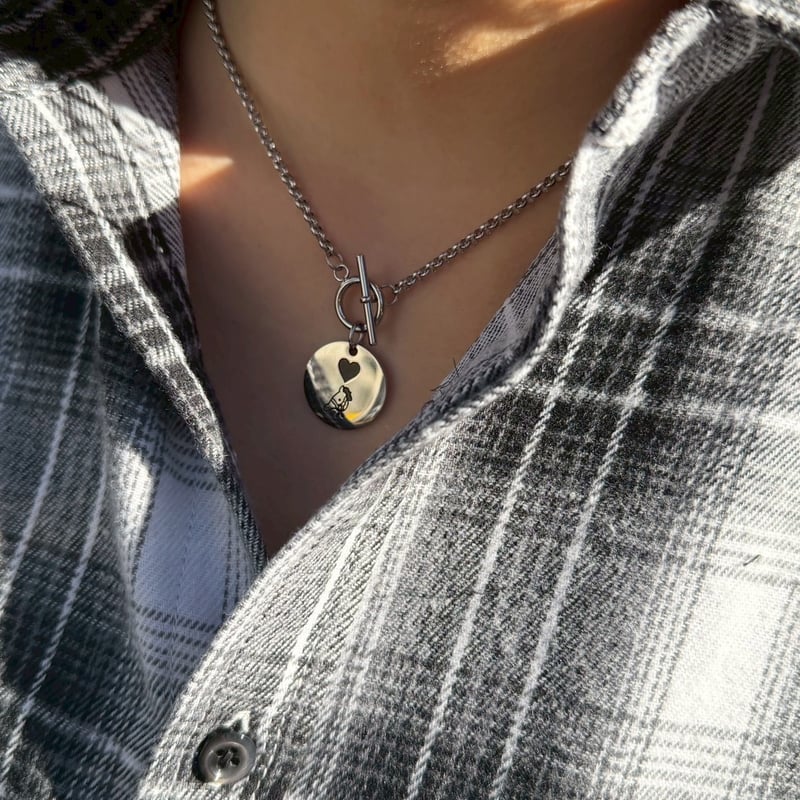 necklace [silver] HEV-25026 | hish era vec