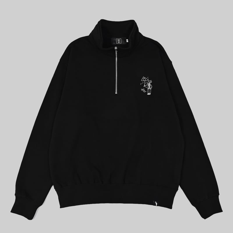 harf ZIP sweat [black] HEV-25018 | hish era vec