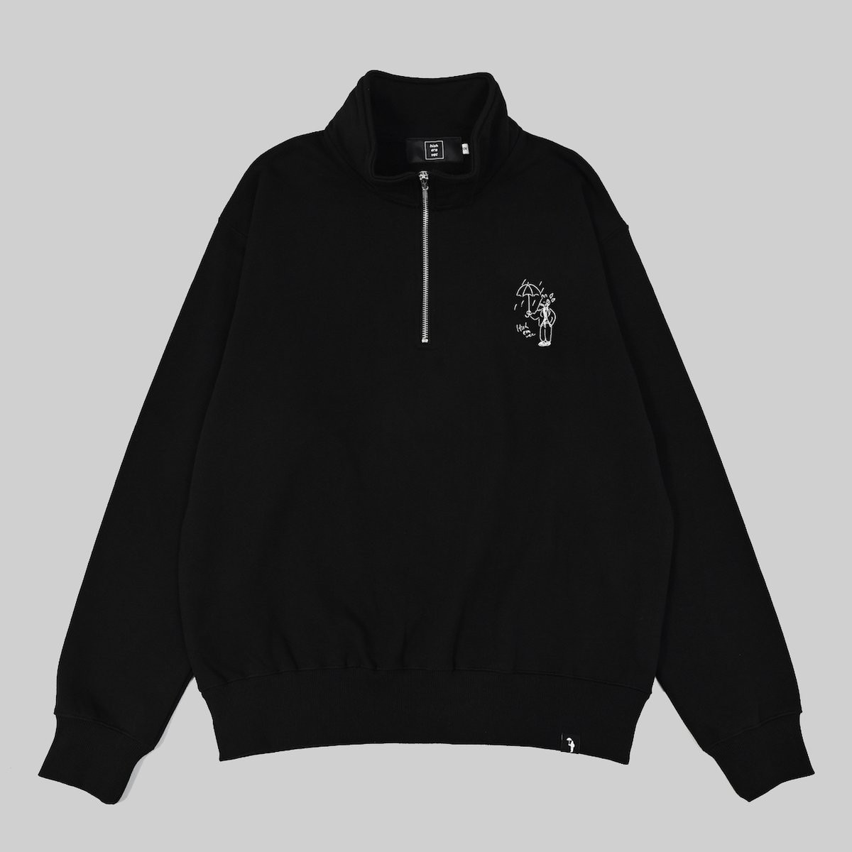 harf ZIP sweat [black] HEV-25018 | hish era vec