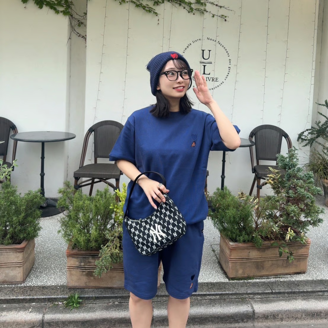 HEIHEI Sailor collar design sweat