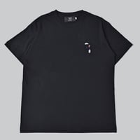 organic cotton Embroidery S/S Tee 　[navy]　HEV-23017