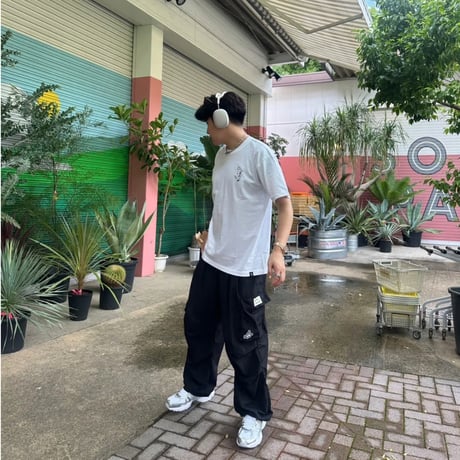 Embroidery S/S Tee 　[white]　HEV-24019