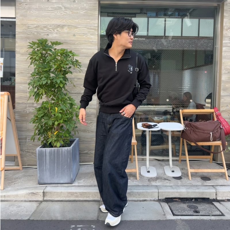 harf ZIP sweat [black] HEV-25018 | hish era vec