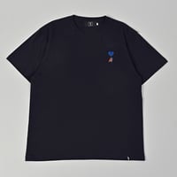 organic cotton  artist house＆♡ S/S Tee 　[NAVY]　HEV-24018
