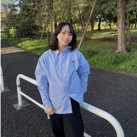 coach shirts　[BLUE STRIPE]　HEV-26001