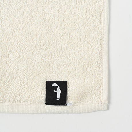 Embroidered patch Hand towel 　[natural]　HEV-24004