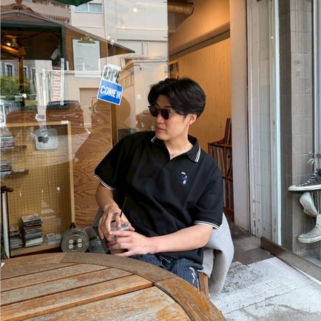 Short sleeve Polo shirt 　[BLACK]　HEV-26006