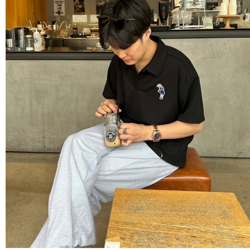 hem cord sweat pants [gray] HEV-24016 | hish er